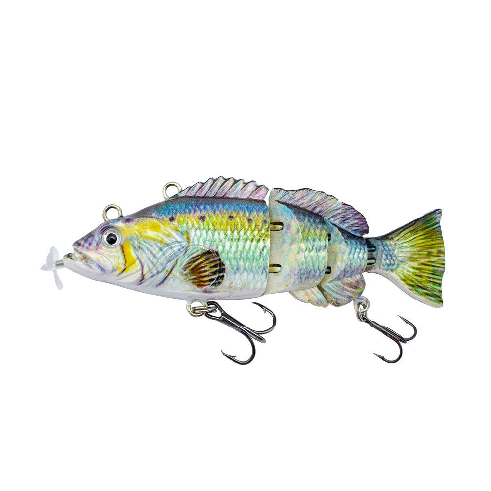 95mm LED Light Automatic Swimming Bait Propeller Multi-section
