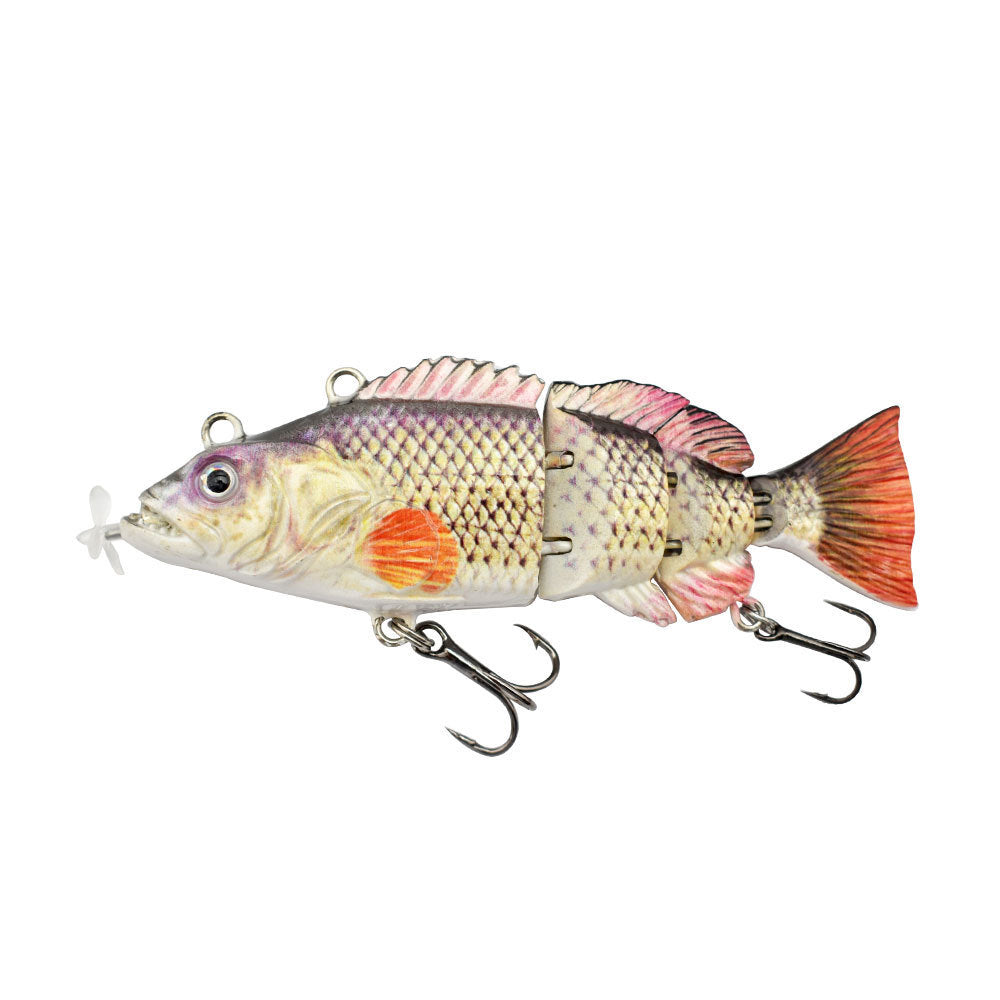 95mm LED Light Automatic Swimming Bait Propeller Multi-section