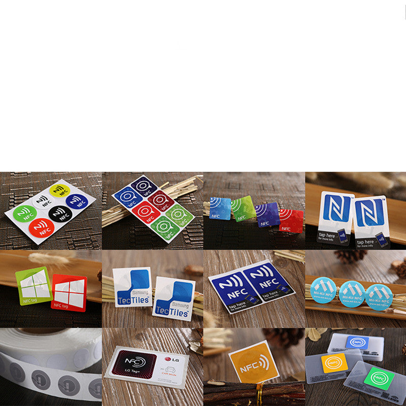 Sticker NFC Tag Ntag213 Chip Transparent Sticky