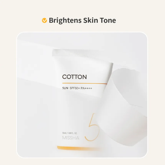 MISSHA All Around Safe Block Cotton Sun SPF50+ PA++++ 50ml