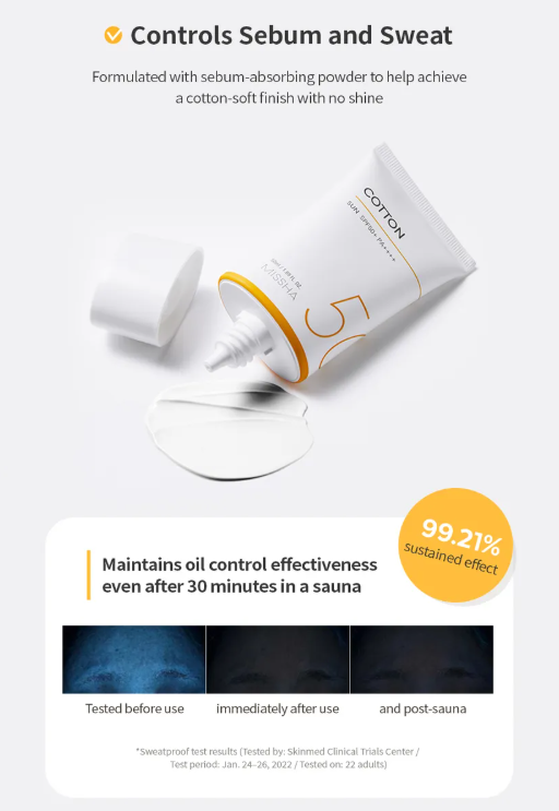 MISSHA All Around Safe Block Cotton Sun SPF50+ PA++++ 50ml