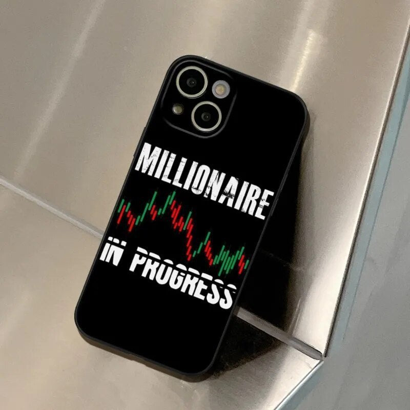 English Grid He Back Cover Painted Drop-resistant Phone Case