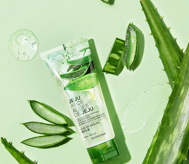 THE FACE SHOP Jeju Aloe Fresh Soothing Foam Cleanser 150ml